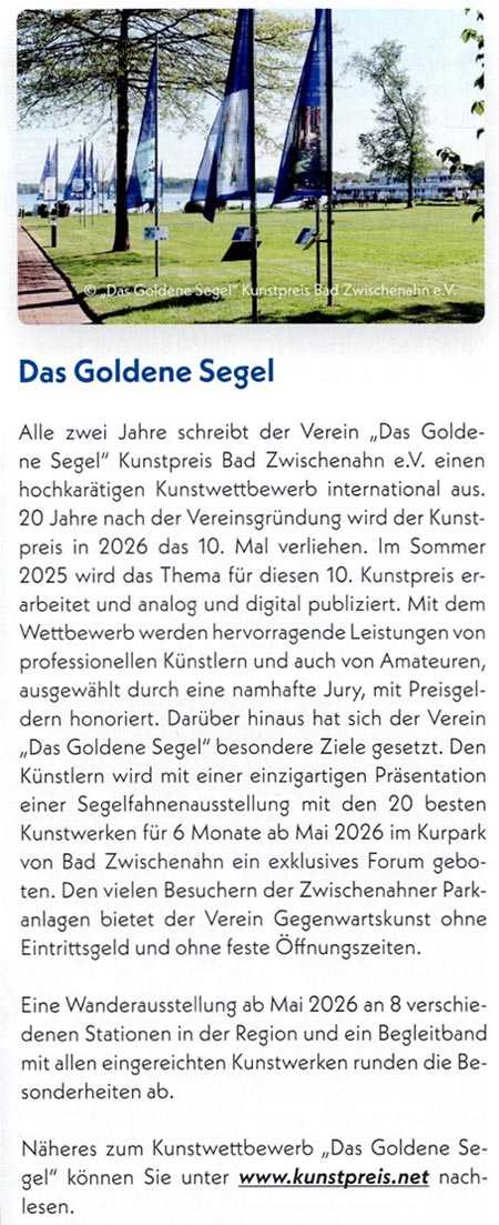 Goldenes Segel Pressespiegel 