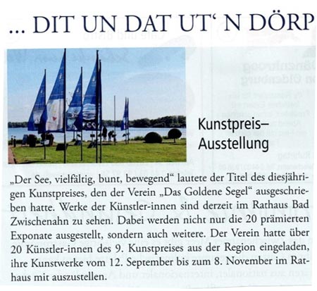 Goldenes Segel Pressespiegel 