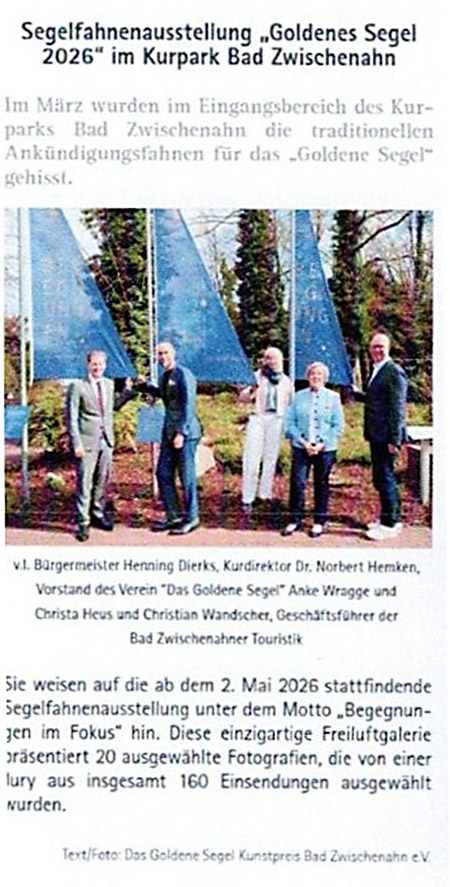 Goldenes Segel Pressespiegel 