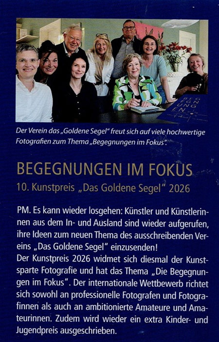 Goldenes Segel Pressespiegel 