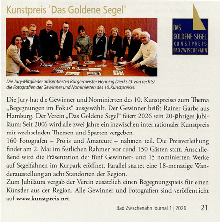 Goldenes Segel Pressespiegel 