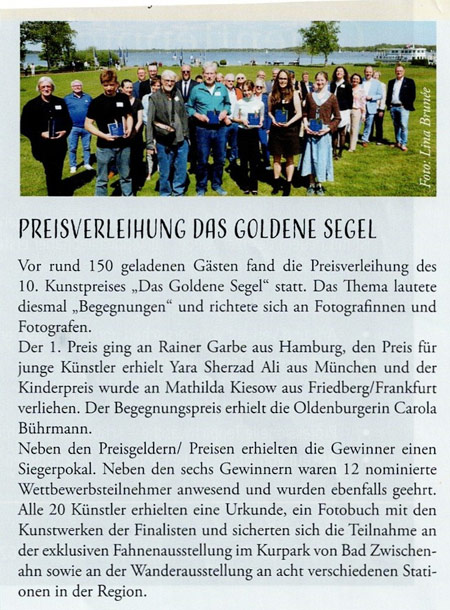 Goldenes Segel Pressespiegel 