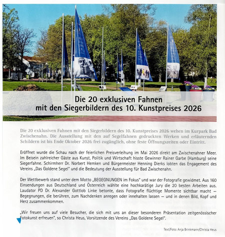Goldenes Segel Pressespiegel Goldenes Segel Pressespiegel